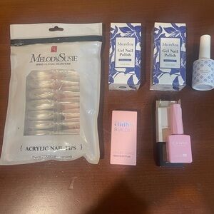 MelodySusie Gel Nail Polish Set with Tips